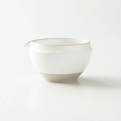 Katakuchi Matcha Bowl - Kumoi White