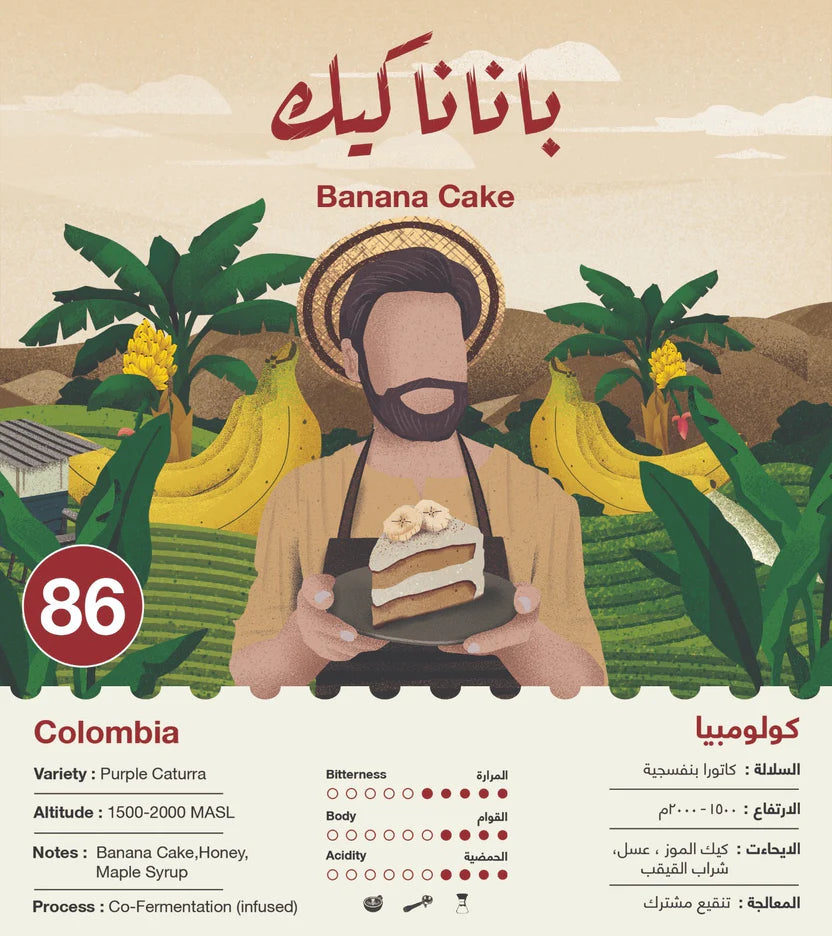 Colombia Banana Cake 250g - Omni