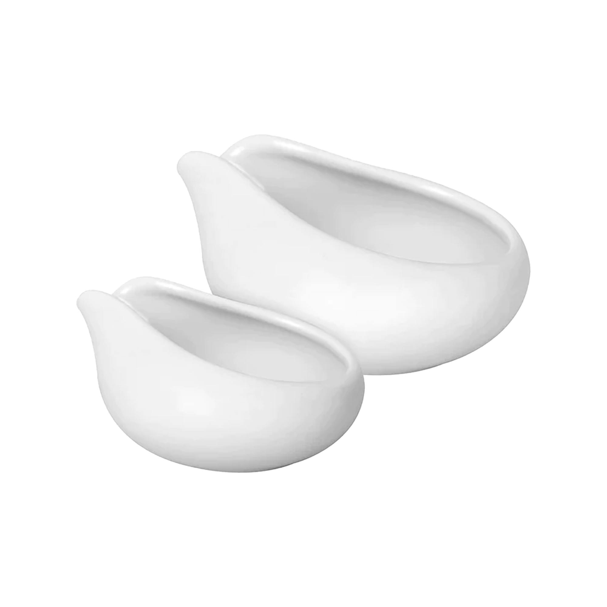 Beans Dosing Trays Set of 2 - White