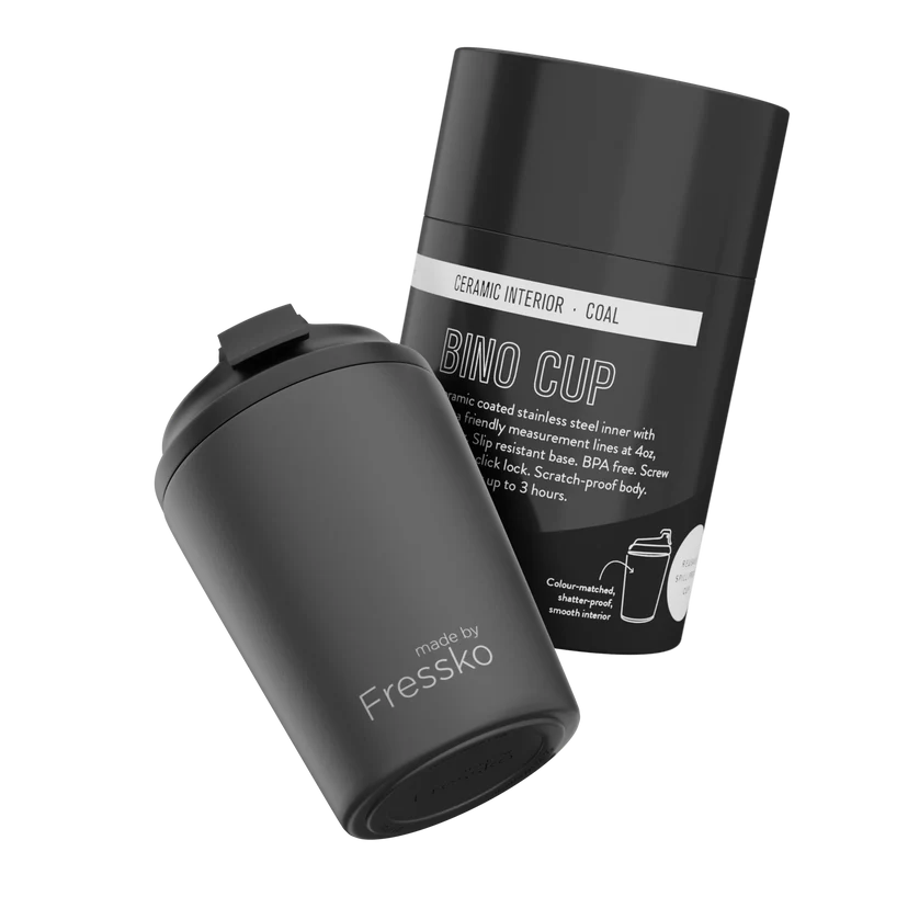 Bino Cup Ceramic 230ml - Coal