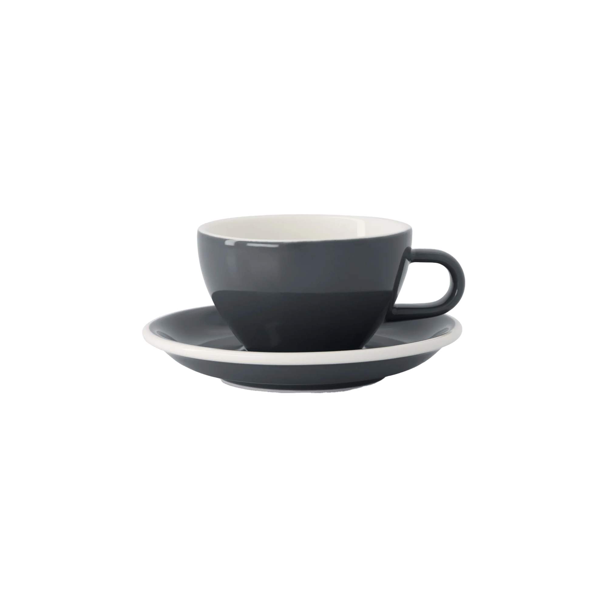 Classic Range Cappuccino Cup Dolphin 190ml - Grey