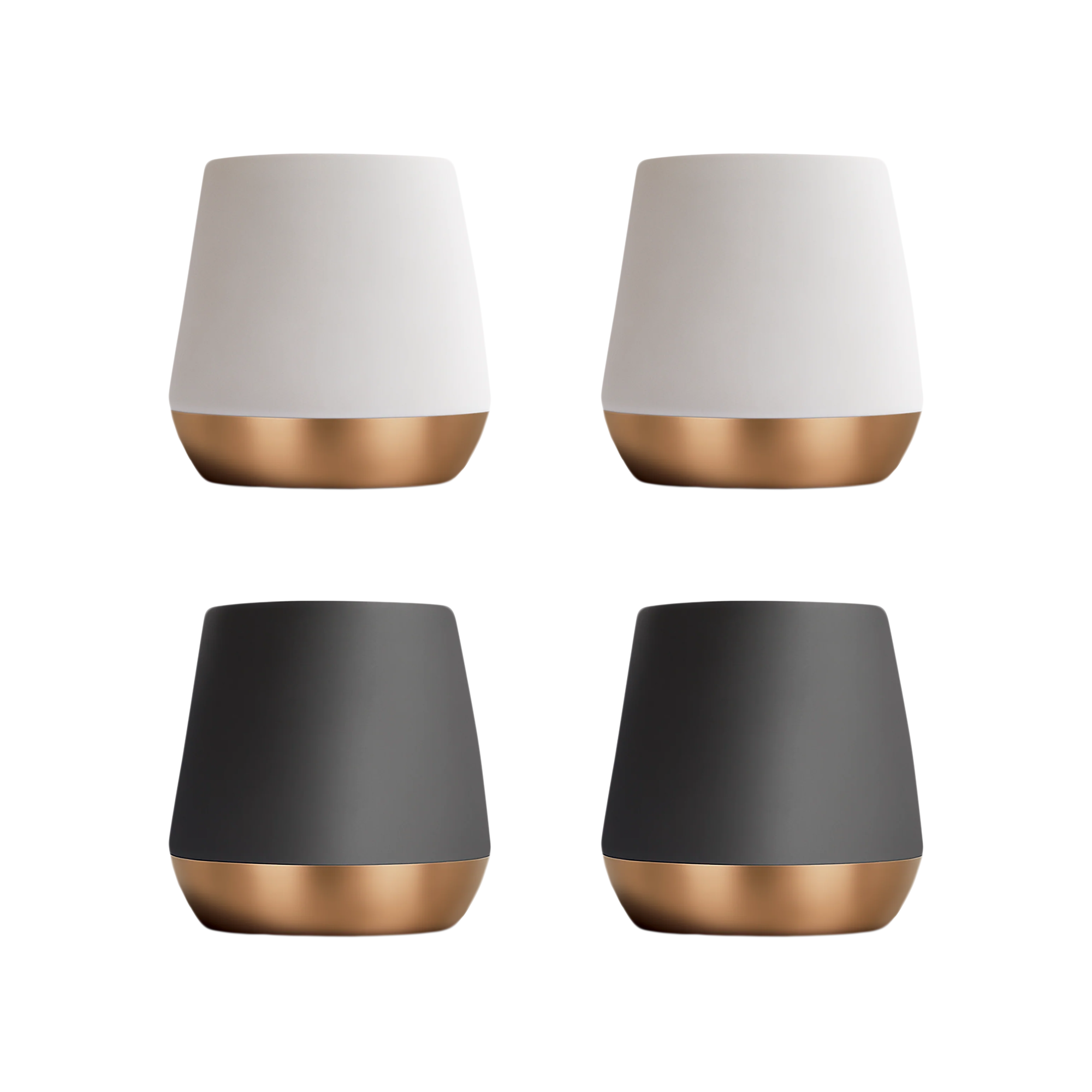 Joey Double Wall Ceramic Mugs 2.3oz - Black