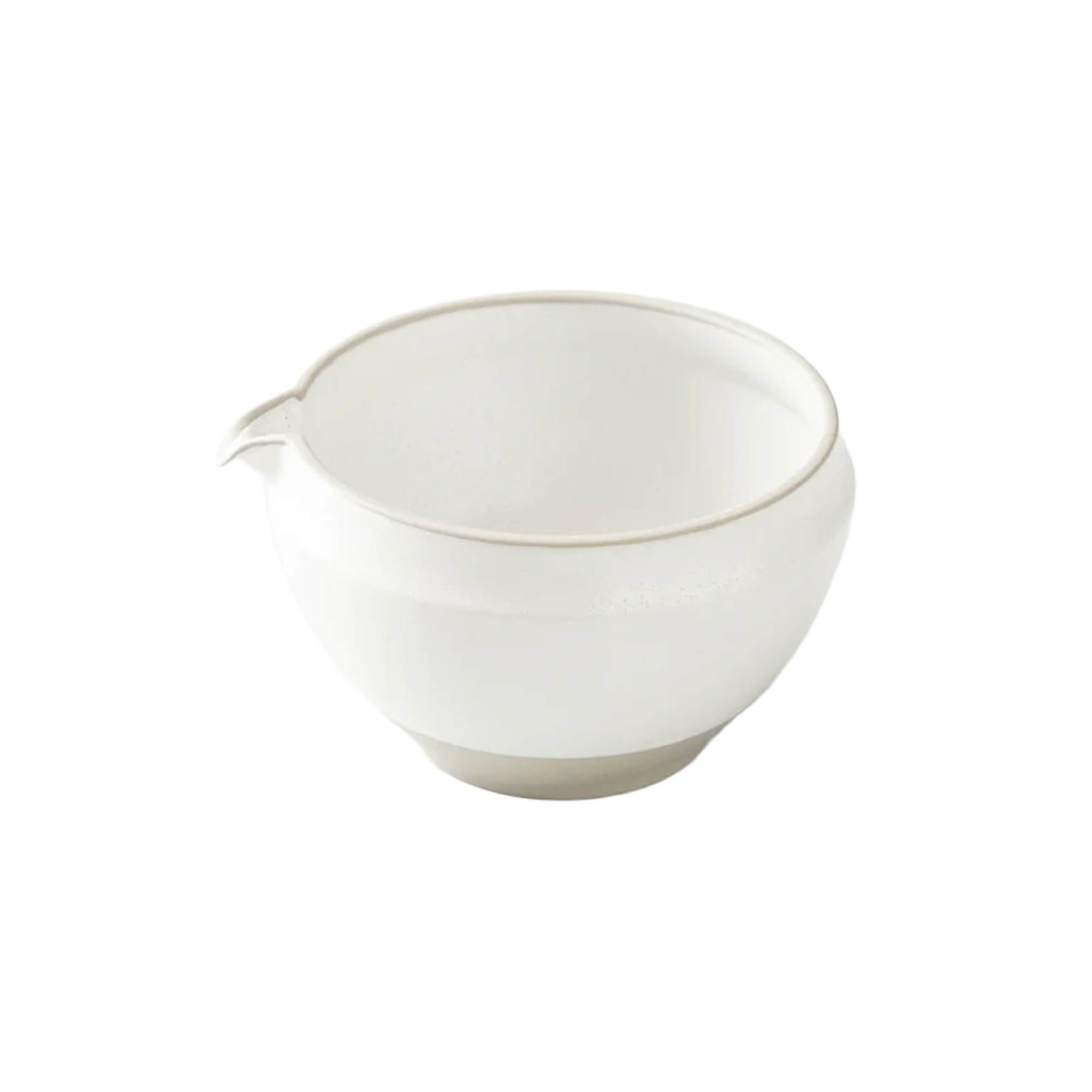 Katakuchi Matcha Bowl - Kumoi White