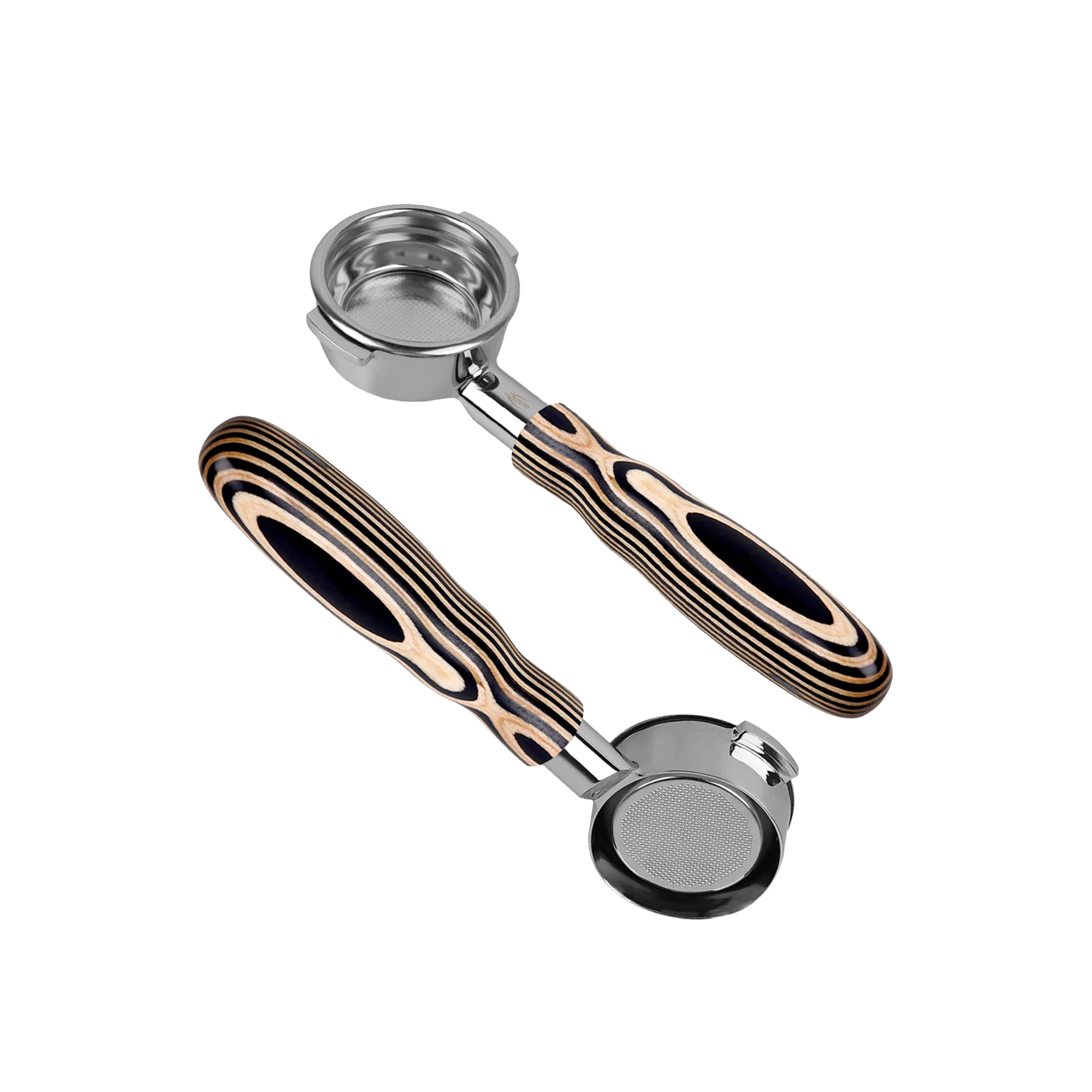 Naked Portafilter Wooden Handle Pearl White 58mm