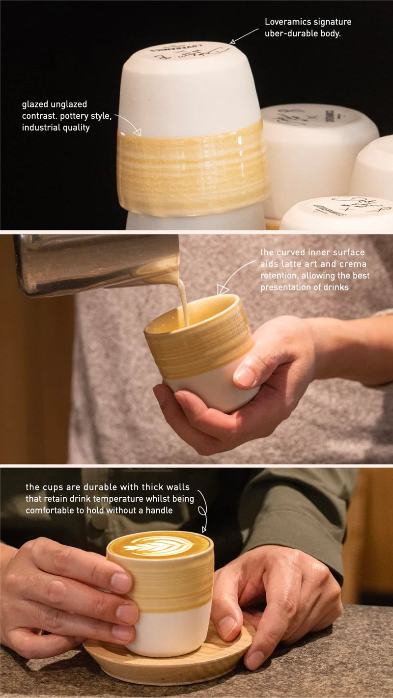 Dale Harris Flat White Cup 150ml - Charcoal