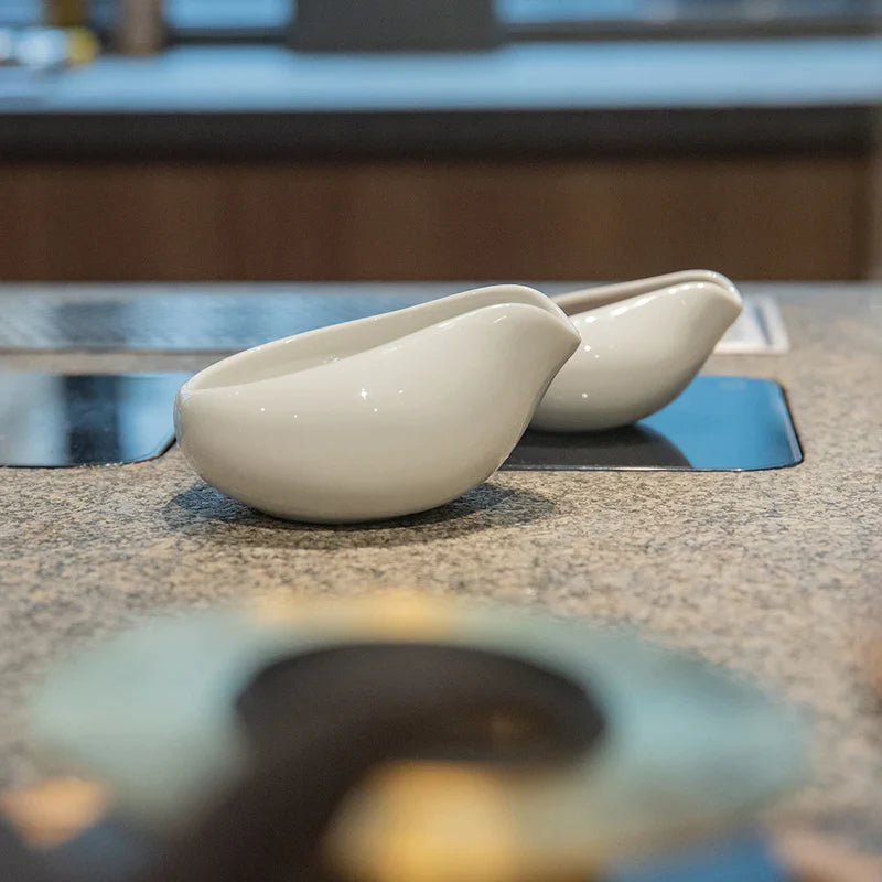 Beans Dosing Trays Set of 2 - White