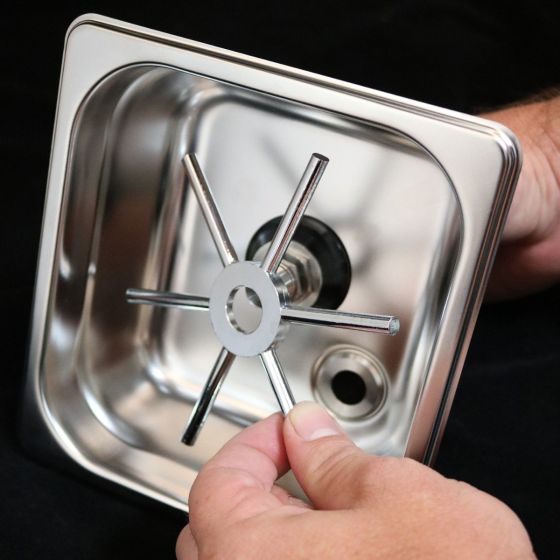 Square Pitcher Rinser - 150mm