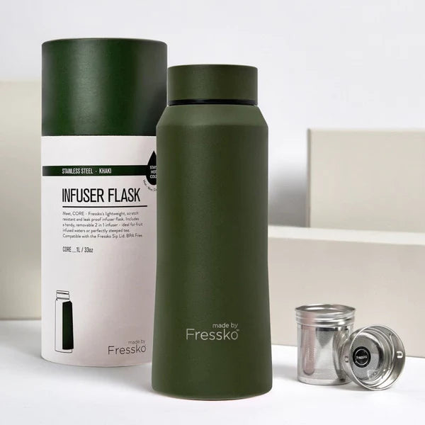 CORE Insulated Stainless Steel 1L - Khaki