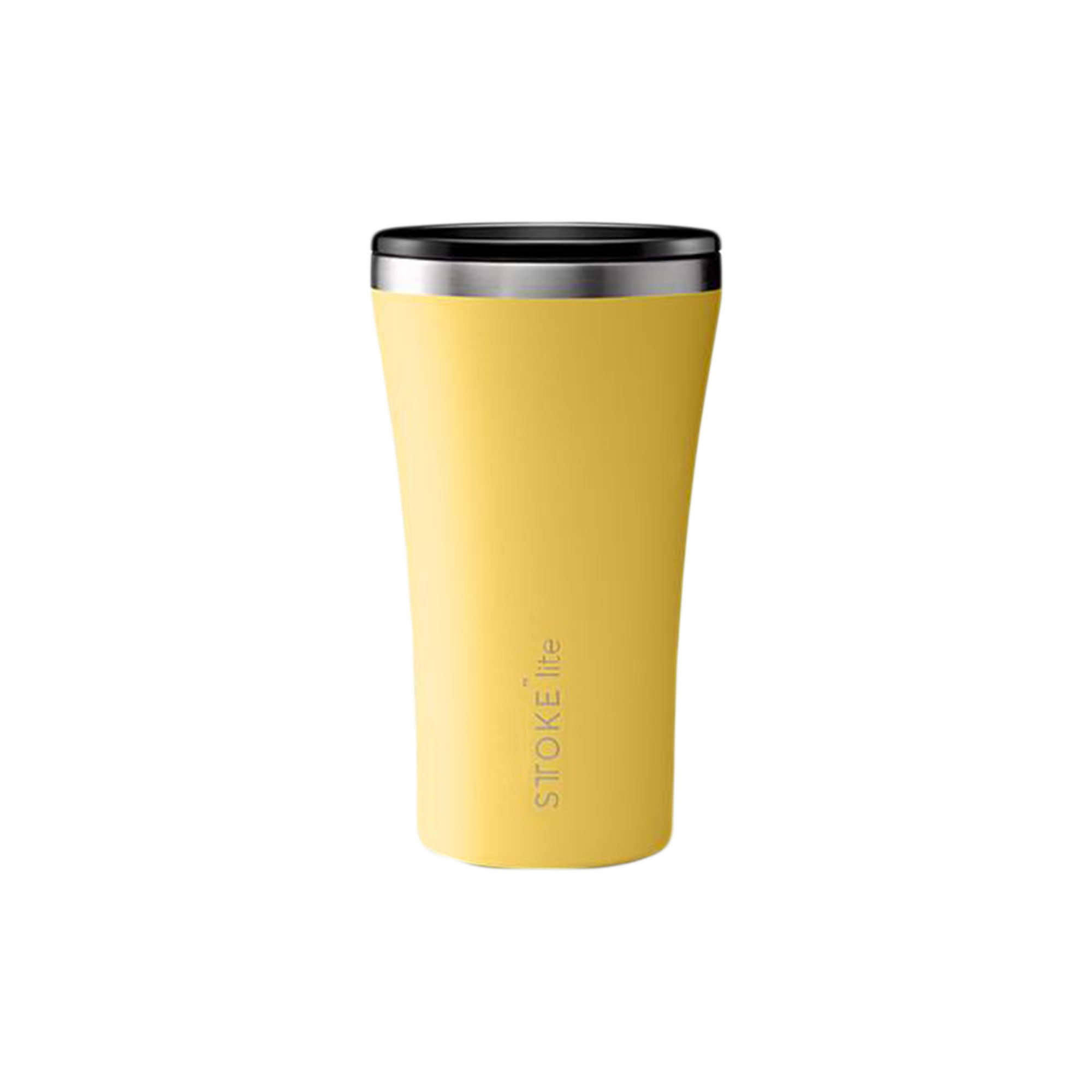 Sttoke 12oz - Sunbeam Yellow & Stainless Steel