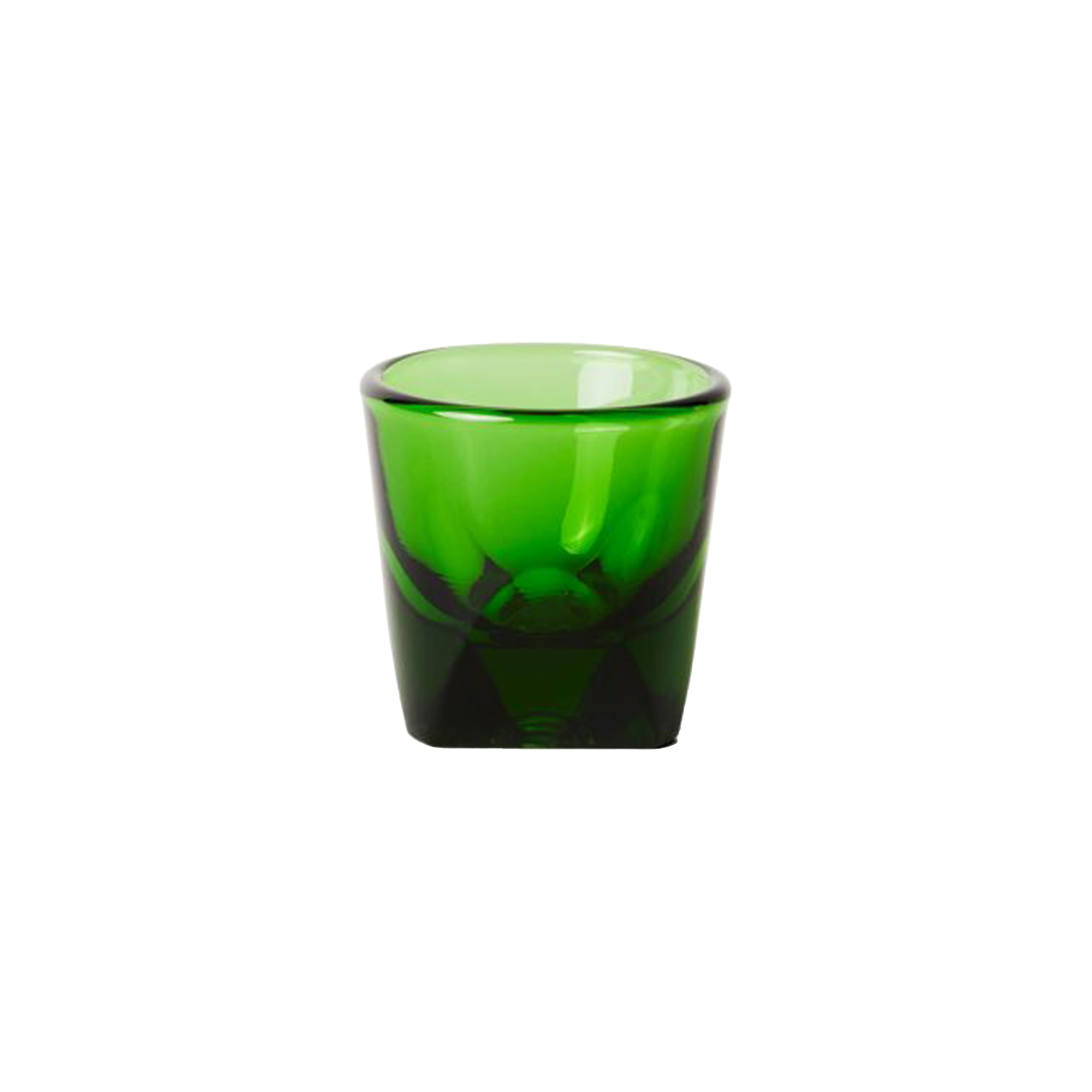 Vero Espresso Glass 3oz - Emerald Green