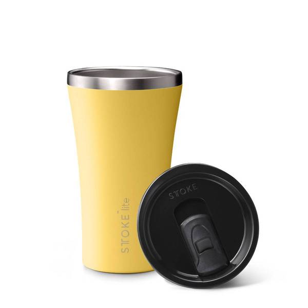 Sttoke 12oz - Sunbeam Yellow & Stainless Steel