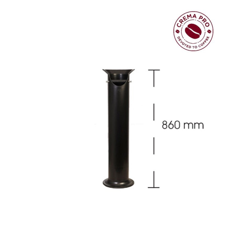 Crema Pro Floor Standing Knock-out Tube Black