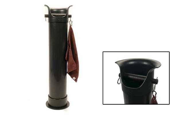 Crema Pro Floor Standing Knock-out Tube Black