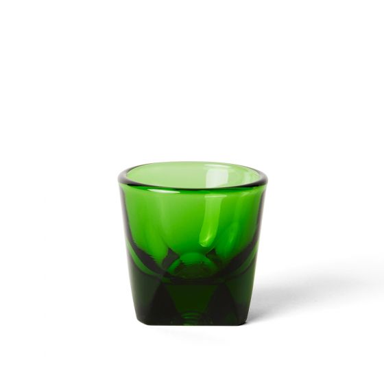 Vero Espresso Glass 3oz - Emerald Green