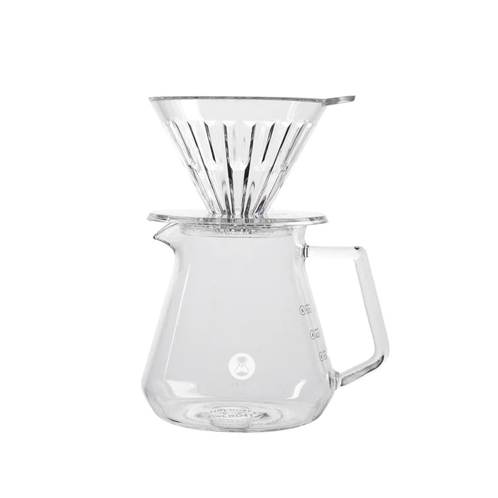 Crystal Eye Brewer Set PCTG Dripper 02 - Transparent