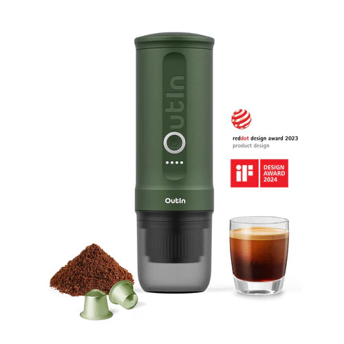 Nano Portable Espresso Machine - Forest Green