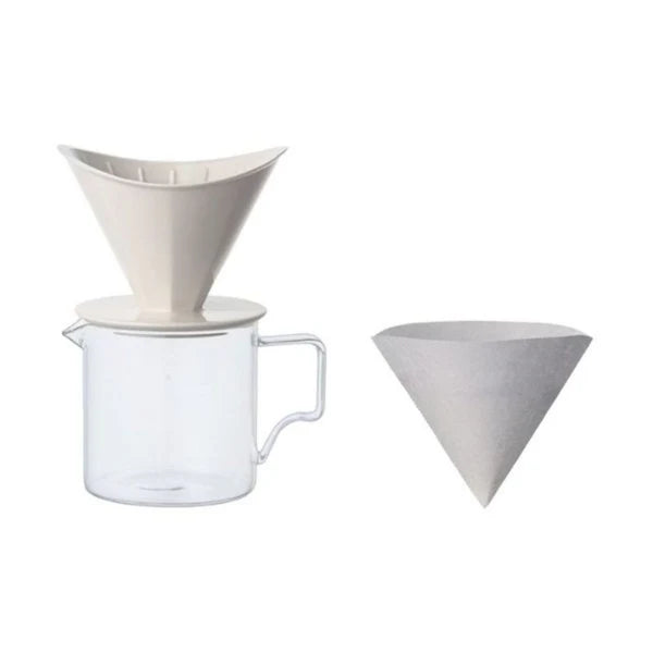 OCT Brewer Jug Set 2Cups - White