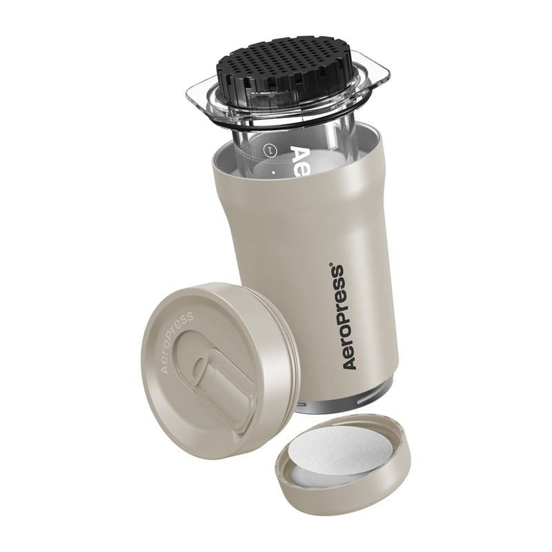 AeroPress Go Plus Coffee Maker Cream