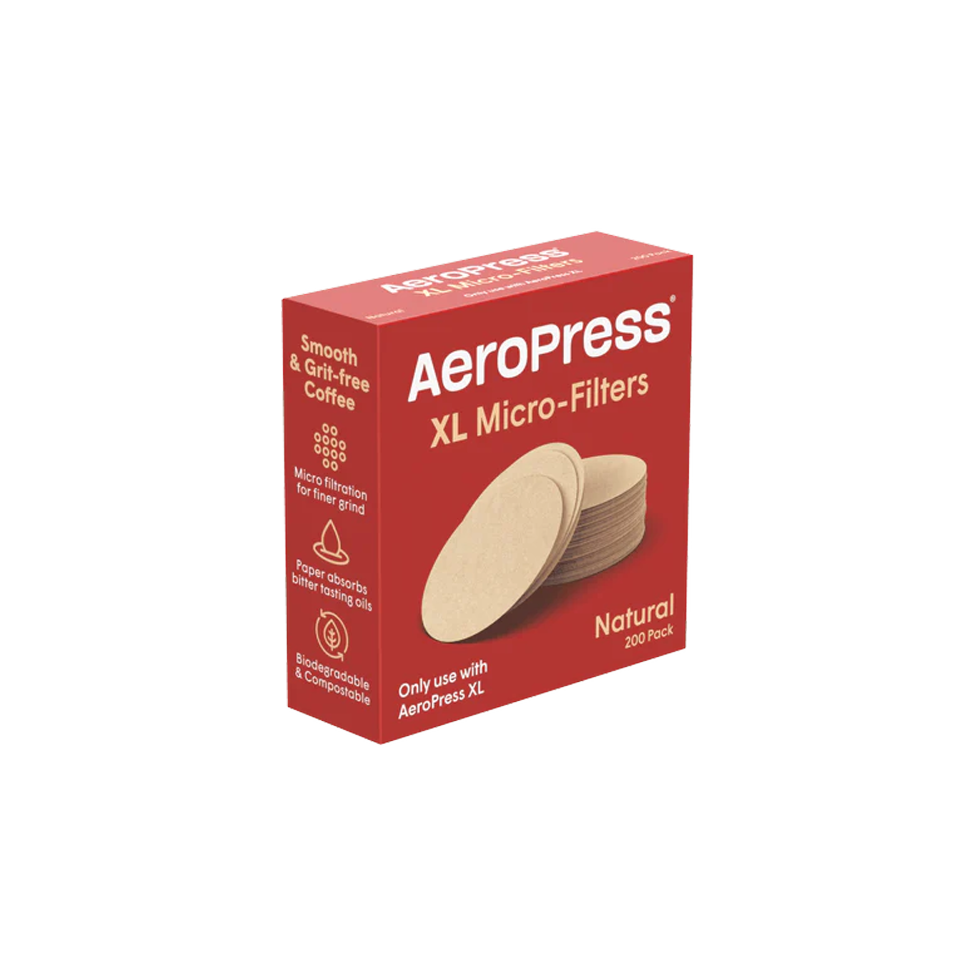 AeroPress - Natural XL Paper Micro-Filters 200 Pieces