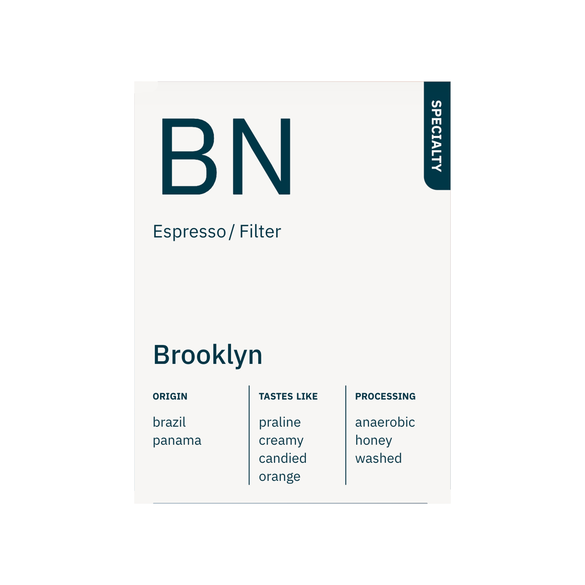 Brooklyn Blend 250g - Espresso