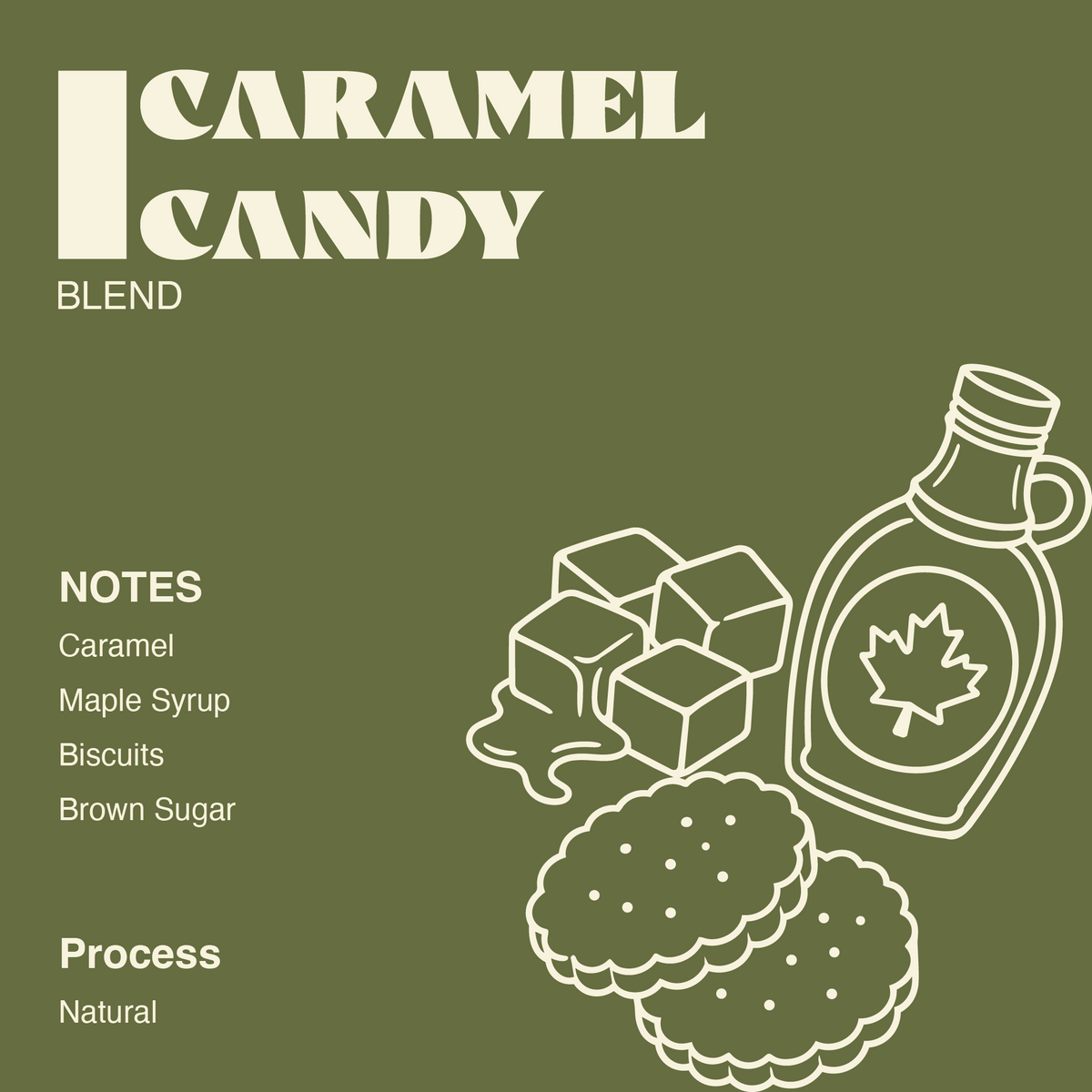 Blend Caramel Candy 250g