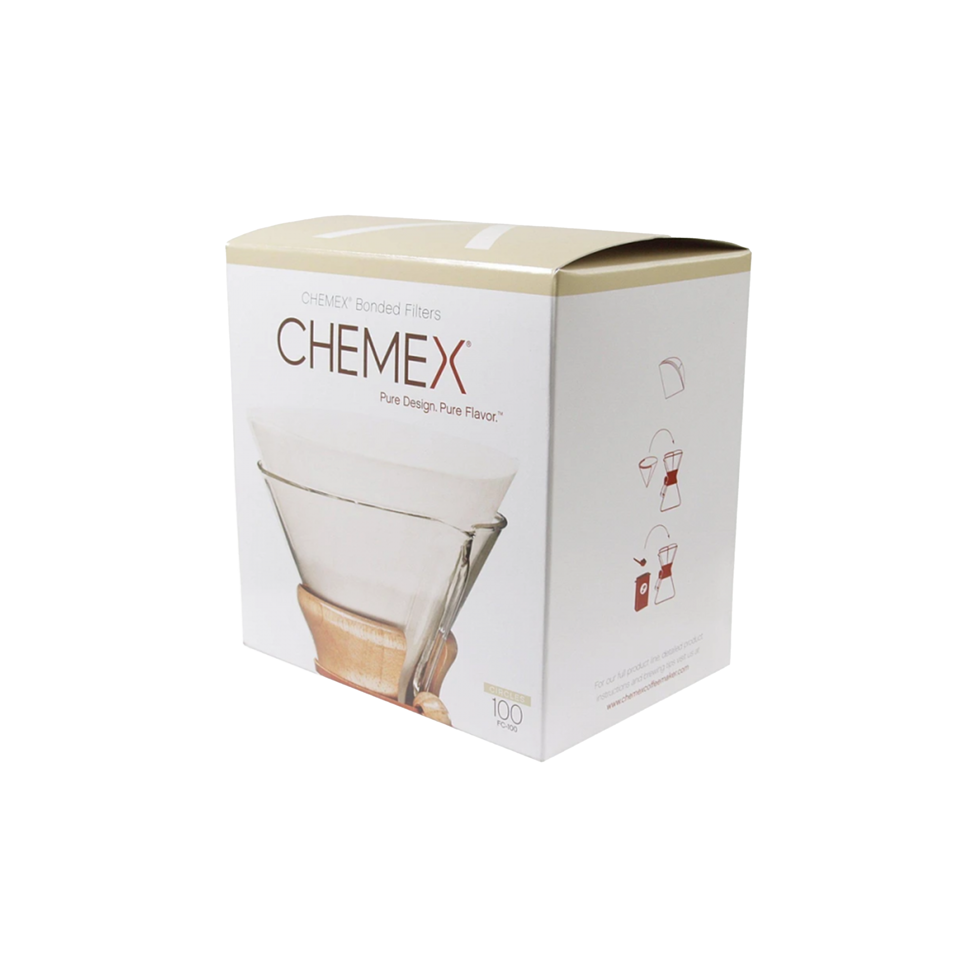 CHEMEX Filters 6cup 100pcs - Square
