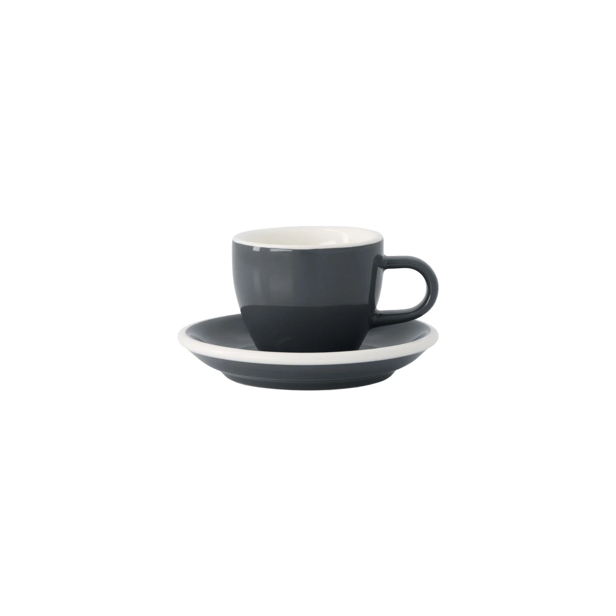 Classic Range Demitasse Cup Set Dolphin 70ml - Grey