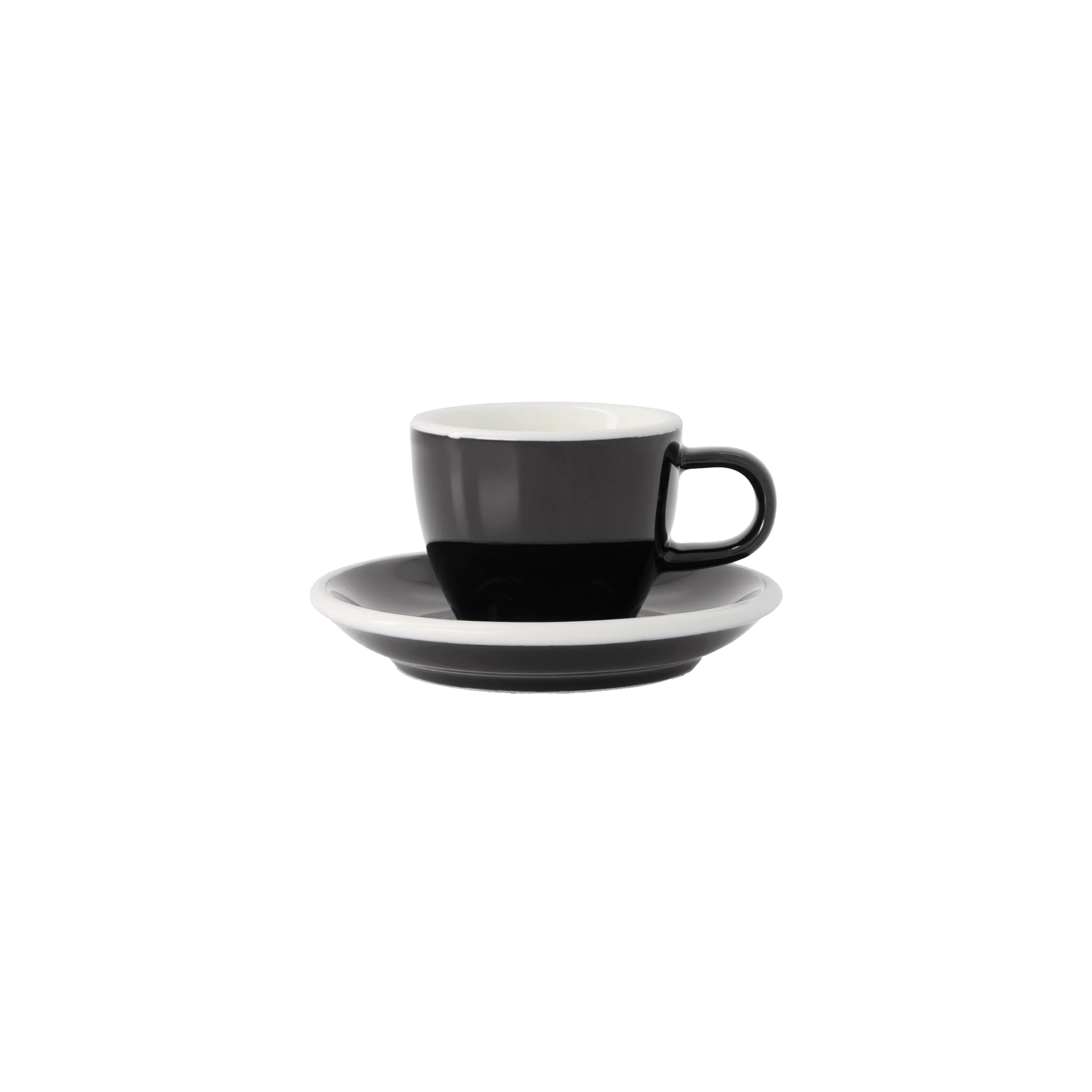 Classic Range Demitasse Cup Set Penguin 70ml - Black