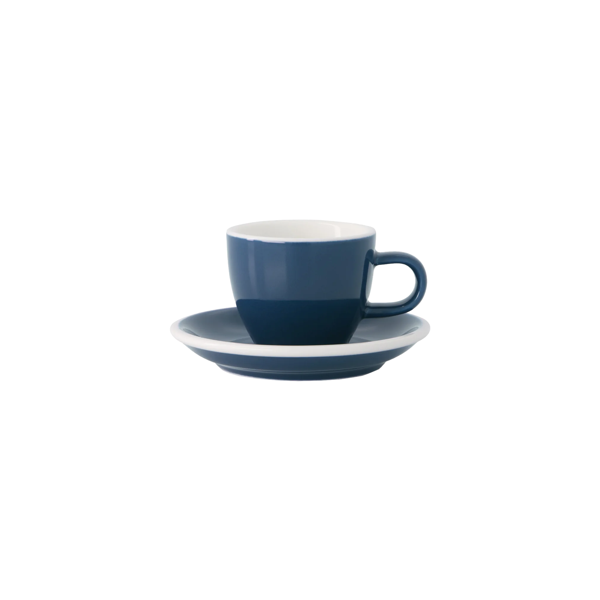 Classic Range Demitasse Cup Set Whale 70ml - Dark Blue