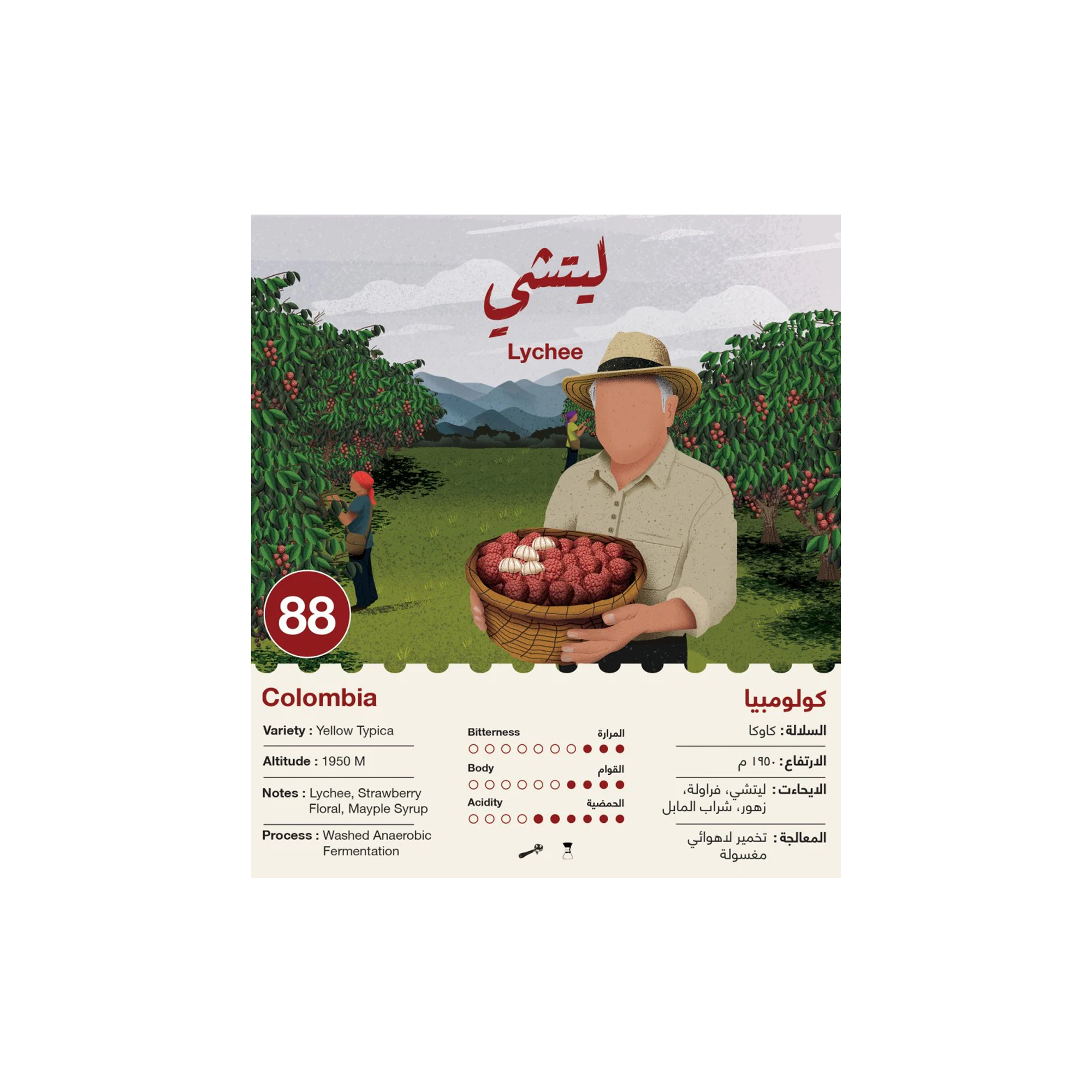 Colombia Lychee 250g - Omni