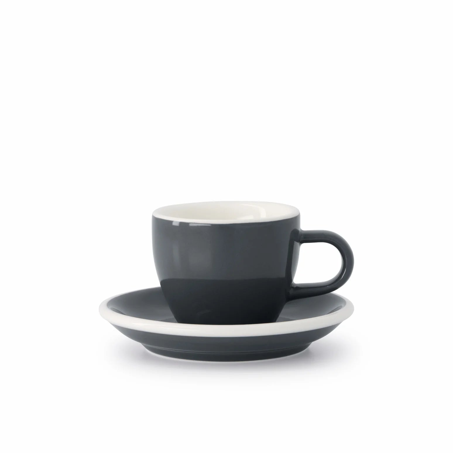 Classic Range Demitasse Cup Dolphin 70ml - Grey