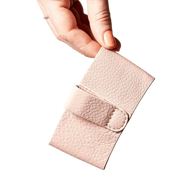 Leather sleeve -8oz Pink