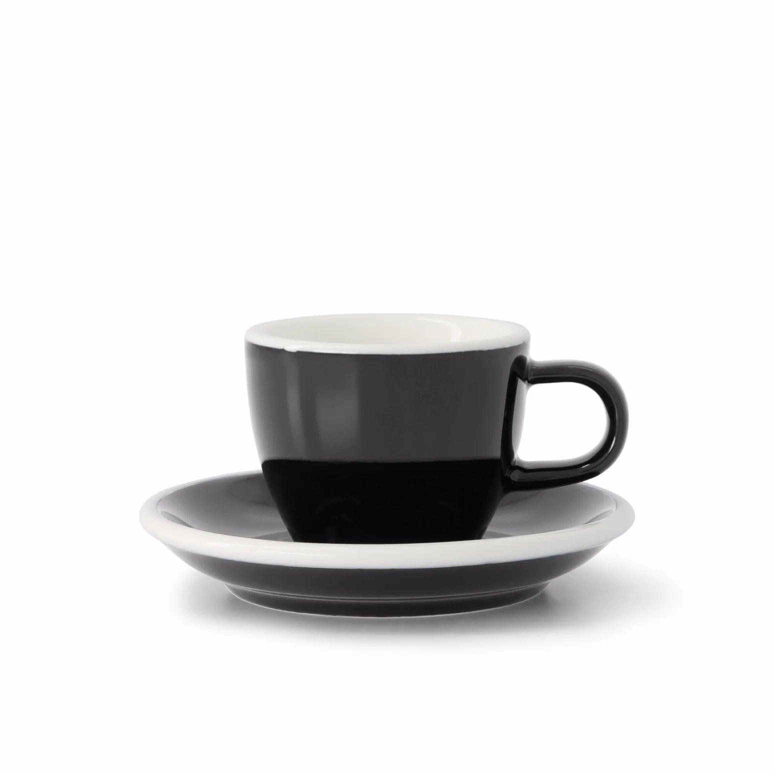 Classic Range Demitasse Cup Penguin 70ml - Black