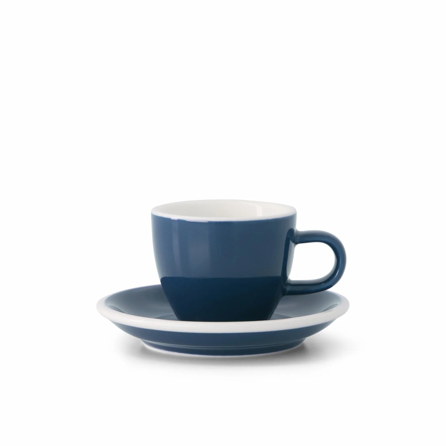 Classic Range Demitasse Cup Whale 70ml - Dark Blue