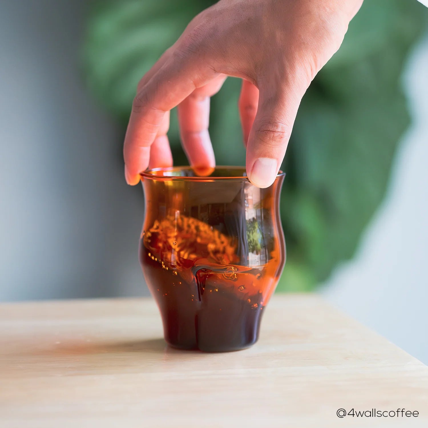 AVENSI WAVE Alto Tasting Glass - Amber