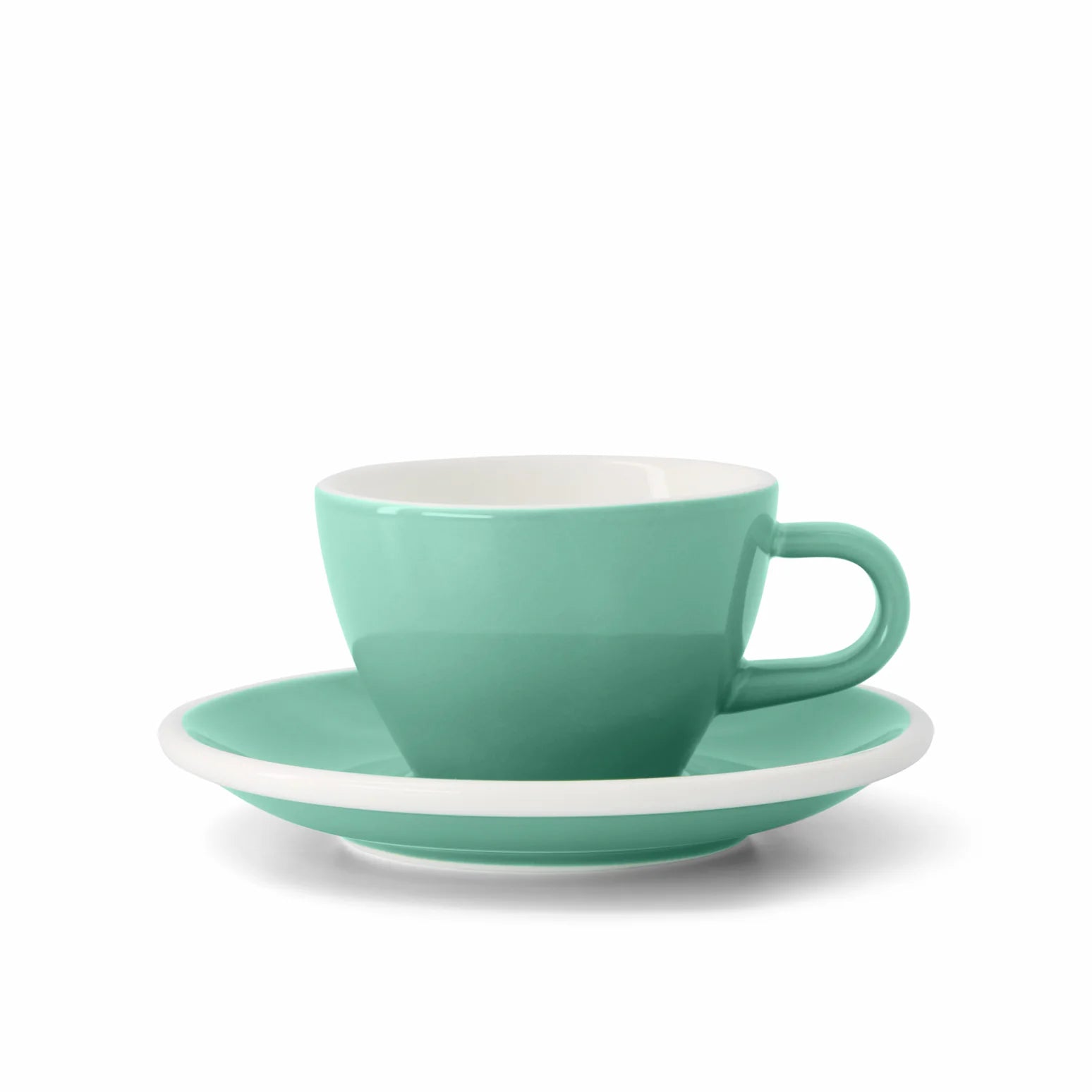 Classic Range Flat White Cup Feijoa 150ml - Green