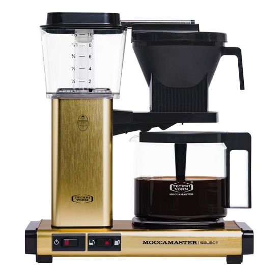 Moccamaster 10-Cup Coffee Maker - Brushed Brass