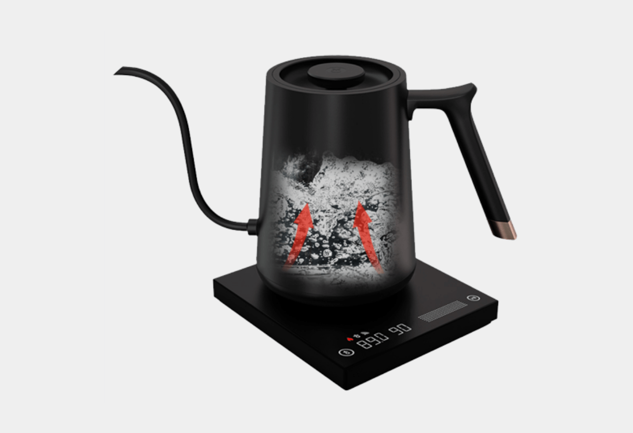FISH Smart Electric Pour-over Kettle 600ml - Black