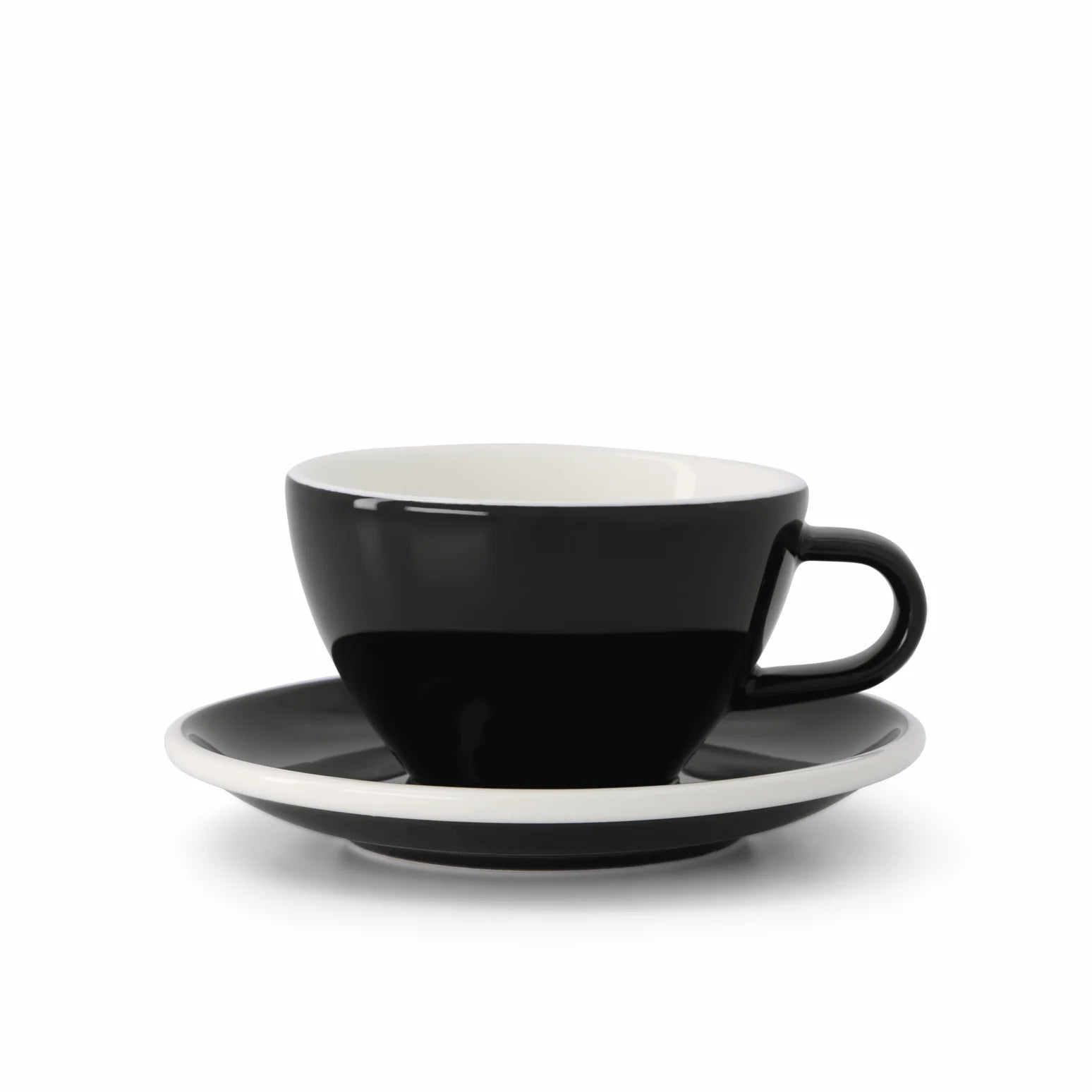 Classic Range Cappuccino Cup Penguin 190ml - Black