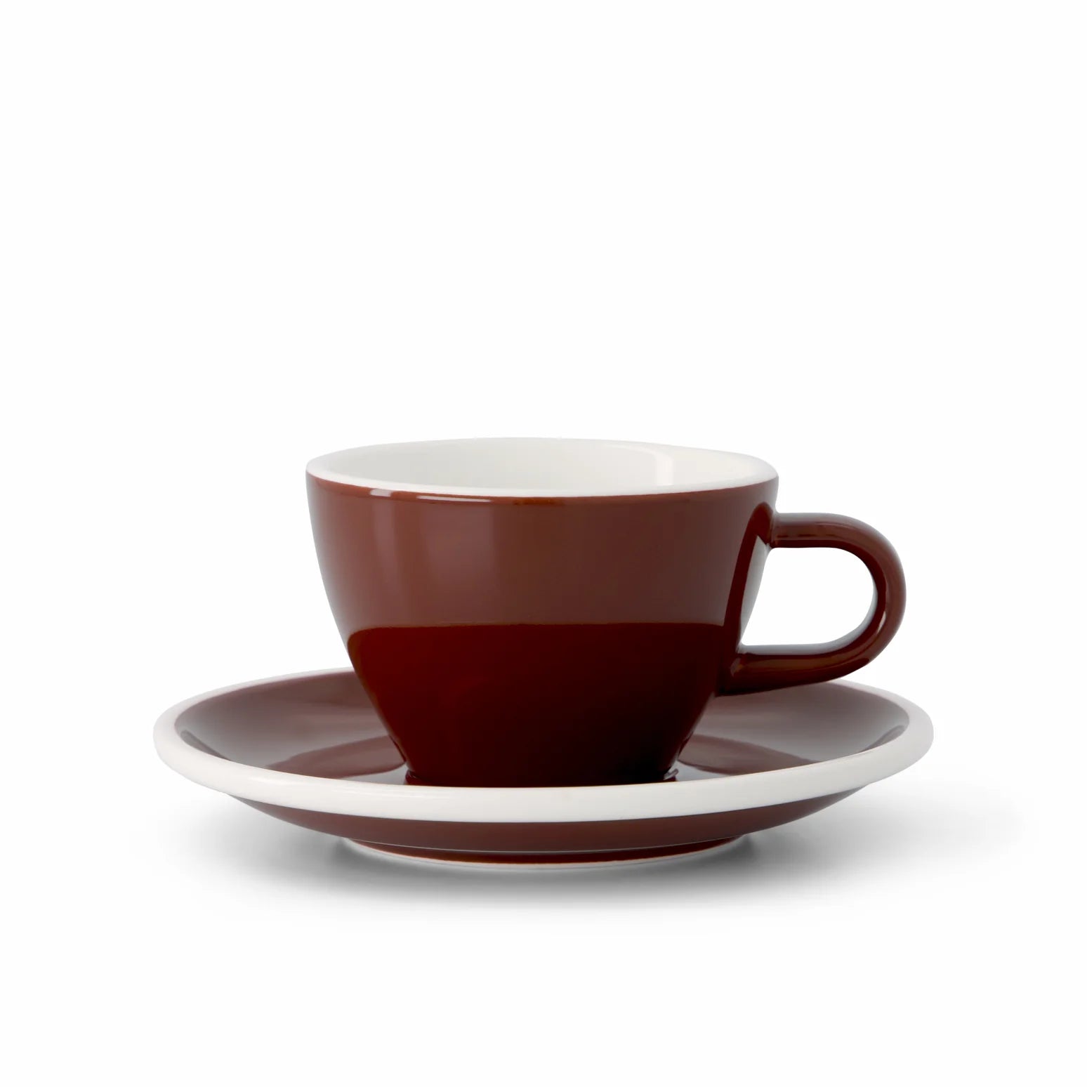 Classic Range Flat White Cup Weka 150ml - Brown