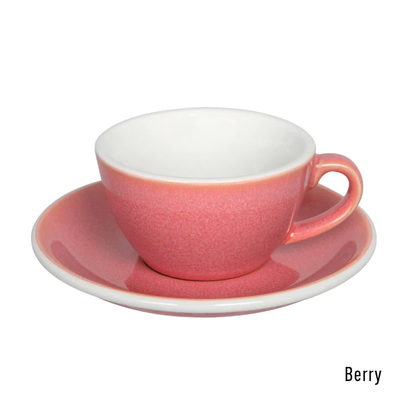 EGG 150ML FLAT WHITE CUP & SAUCER
