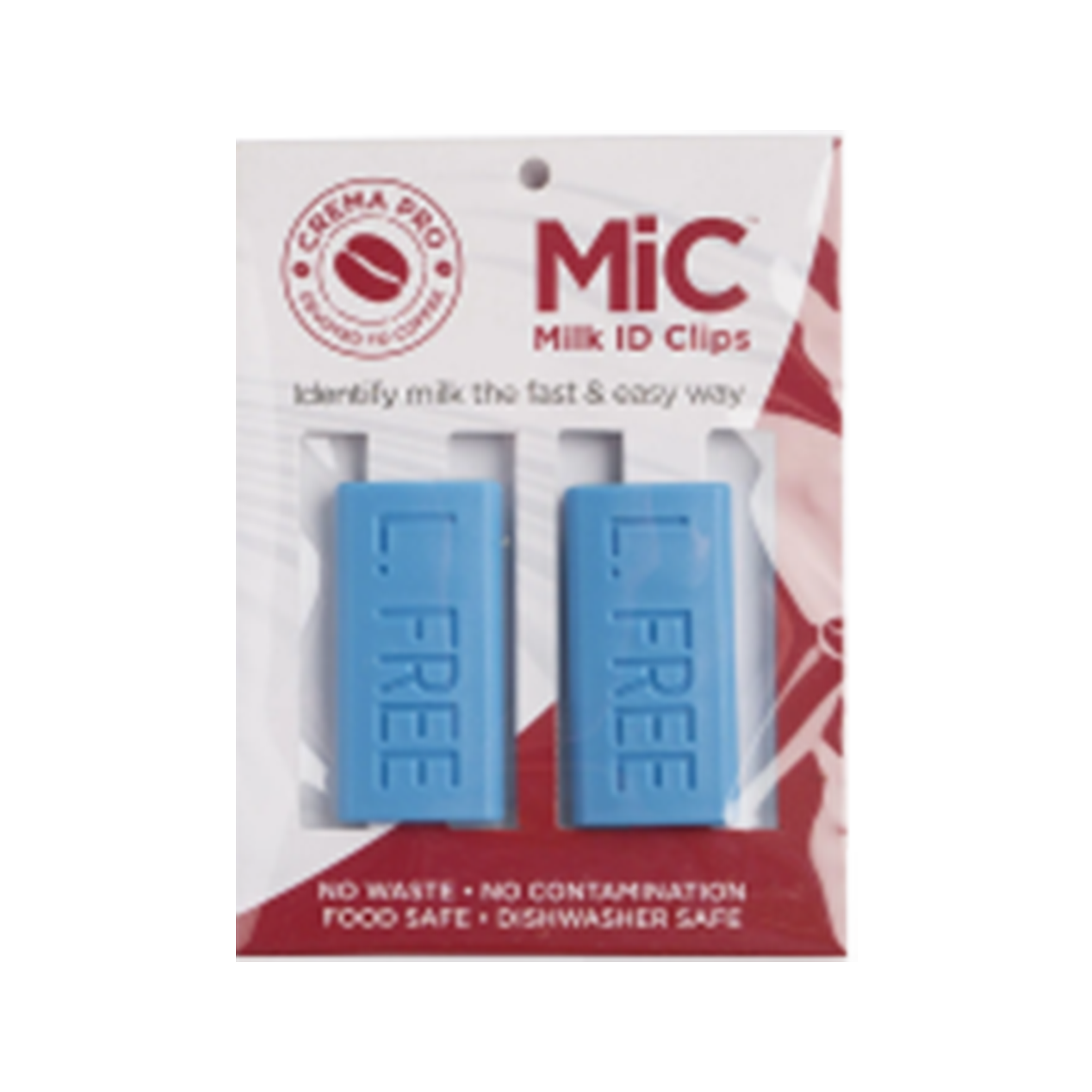 CremaPro Milk Identification Clip MIC - 2 Pack - Lactose Free