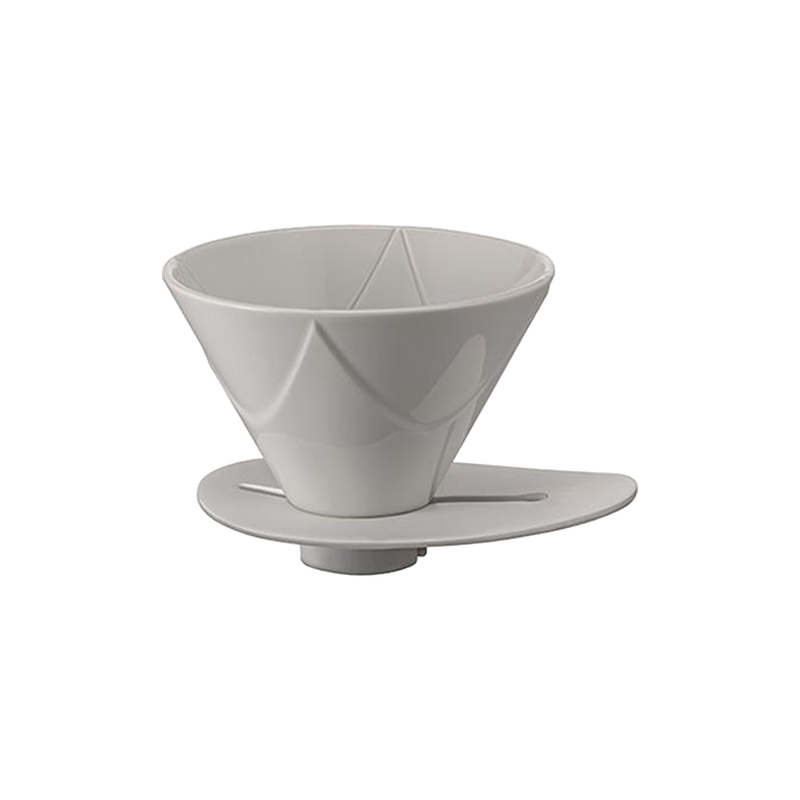 V60 Coffee Dripper MUGEN - Ceramic White