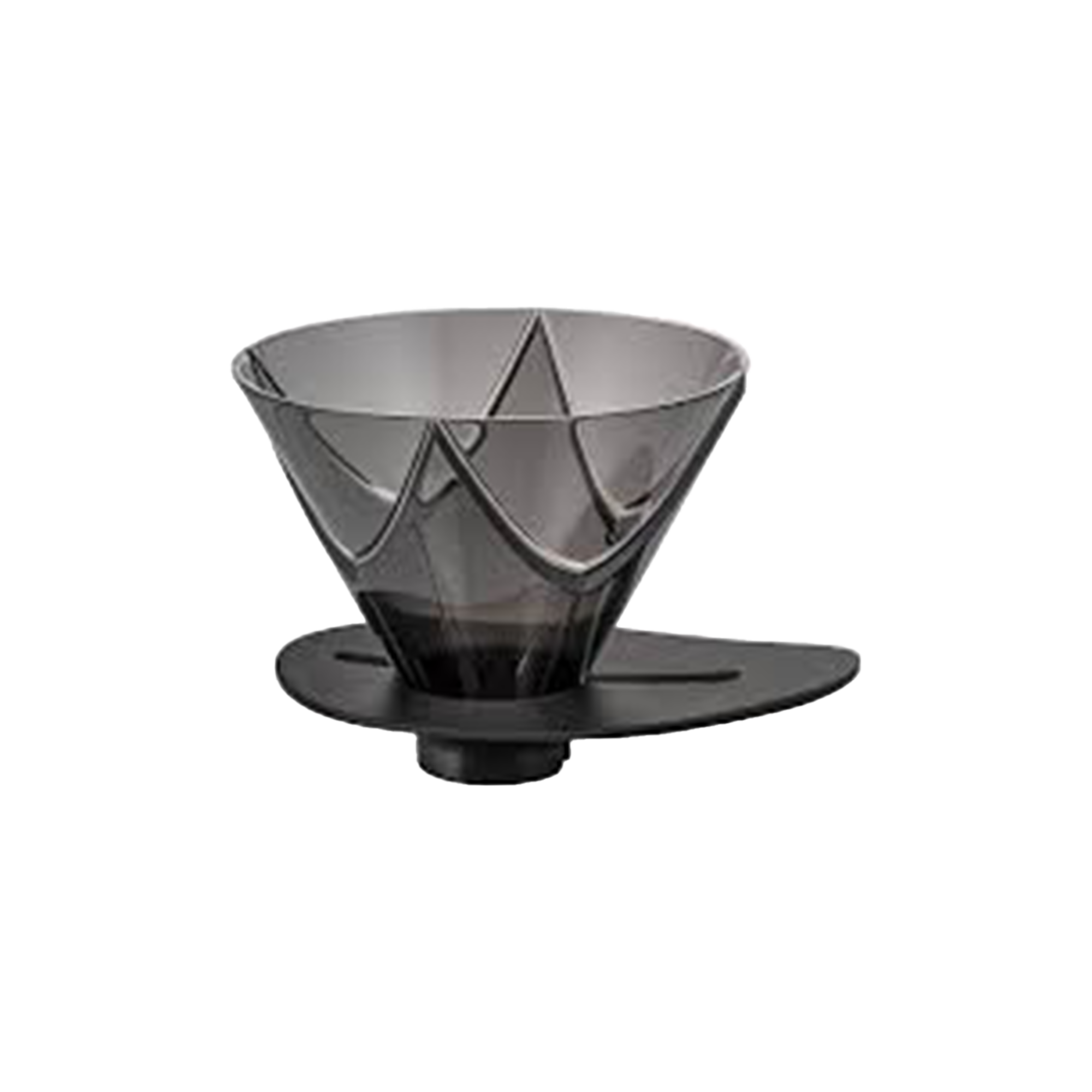 V60 Coffee Dripper MUGEN - Transparent Black