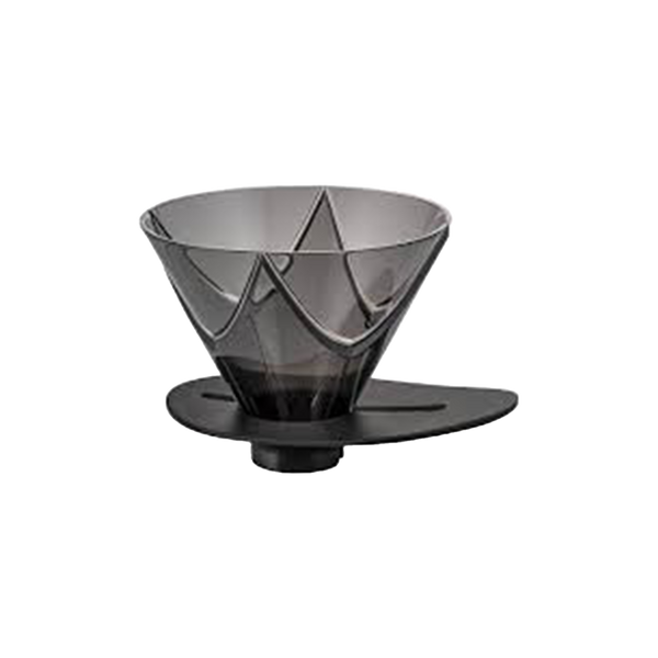 V60 Coffee Dripper MUGEN - Transparent Black