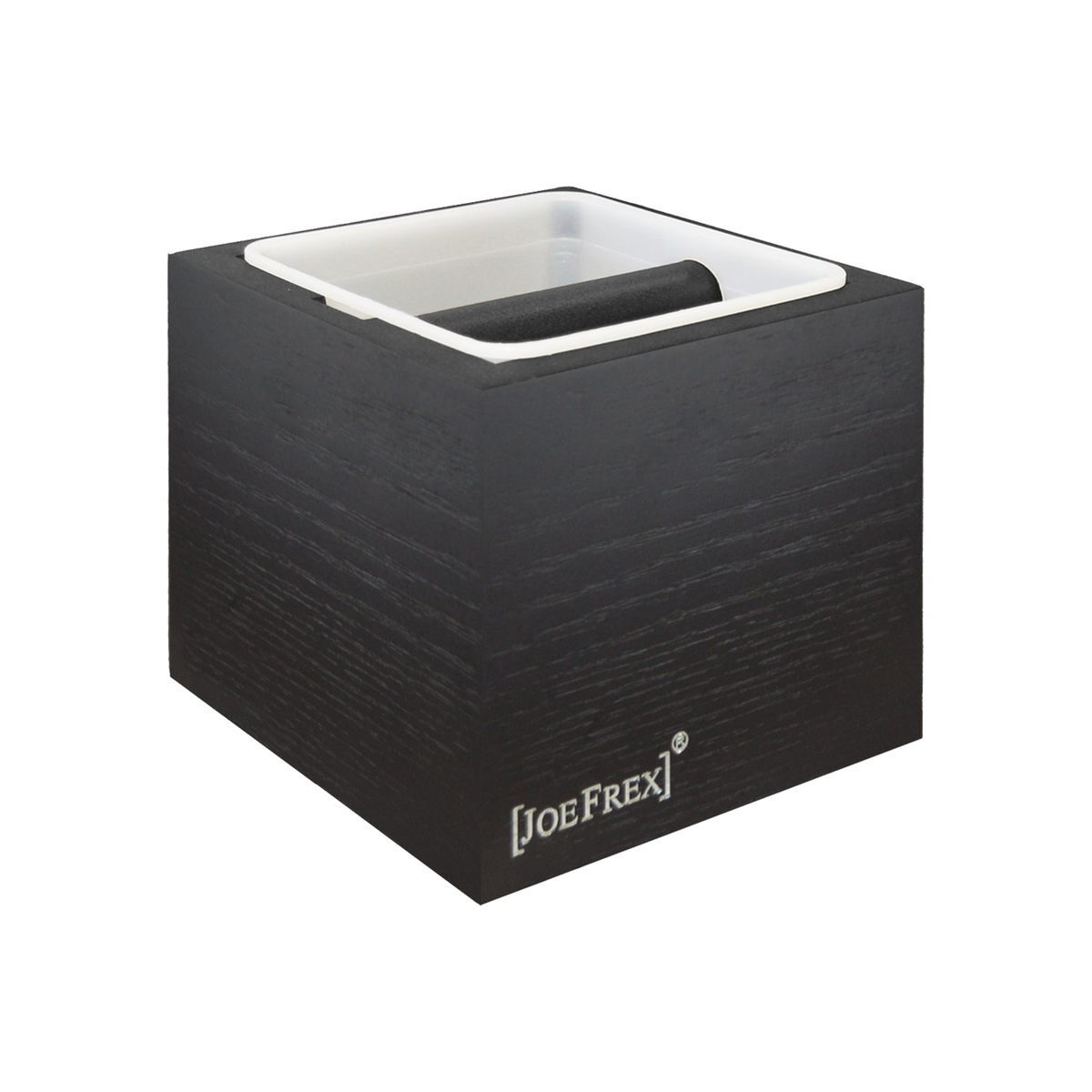 Knock Box Classic Black Natural Wood