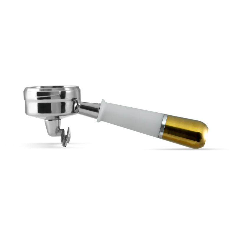 Double Spout Portafilter Breville 54mm - White/Gold