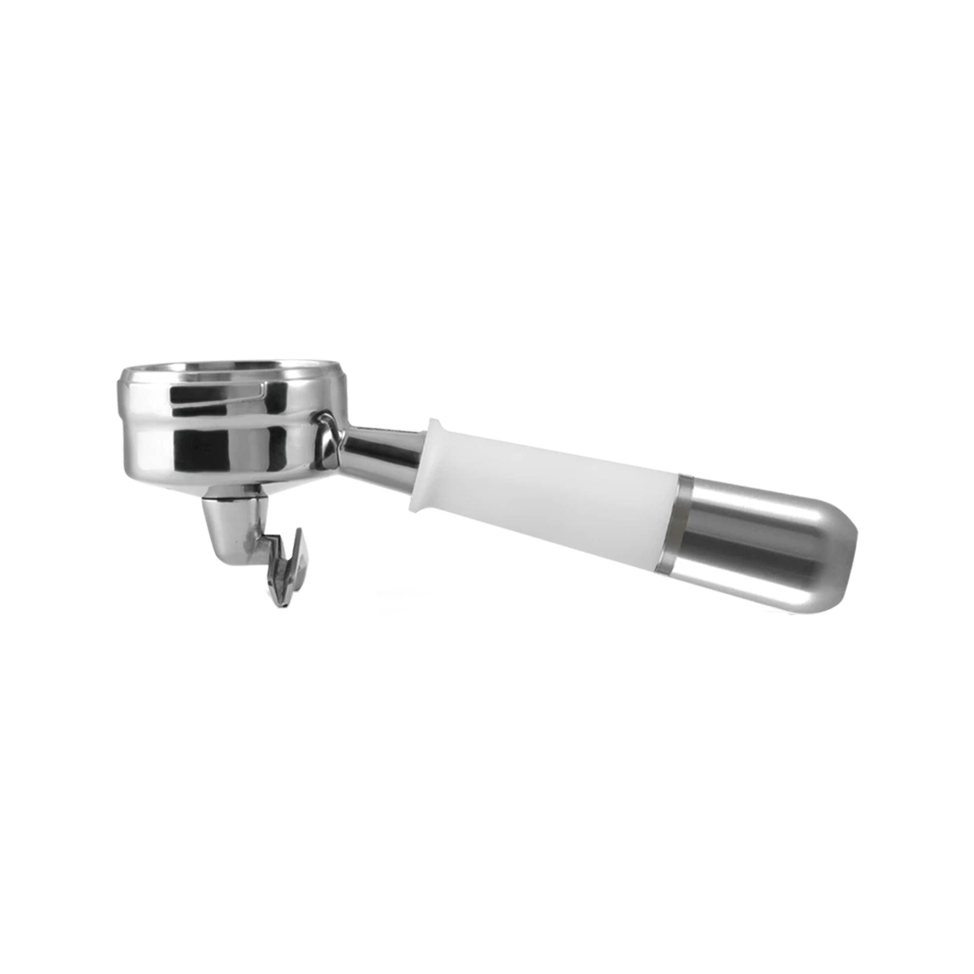 Double Spout Portafilter 54mm (Breville) - White & Silver