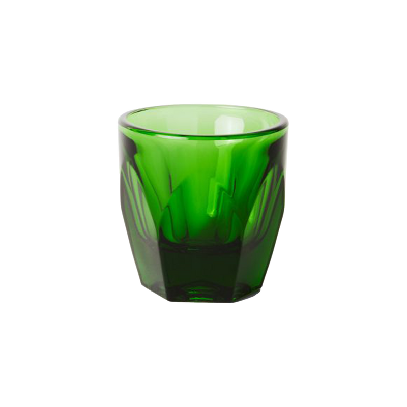 Vero Cortado Glass - Emerald Green