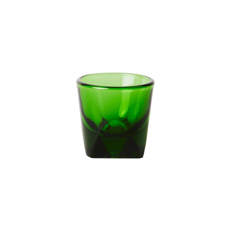 Vero Espresso Glass 3oz - Emerald Green